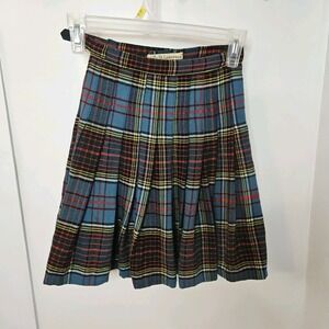 Vintage St. Lawrence Tartans Kilt Childs Wool‎ Unisex